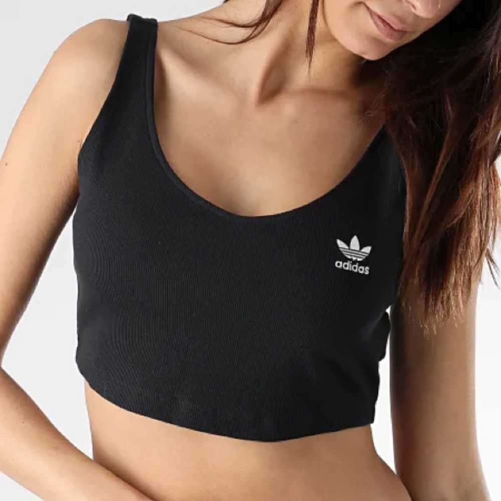Adidas Originals STYLING COMPLEMENTS CROPPED TANK TOP DW3893 Black